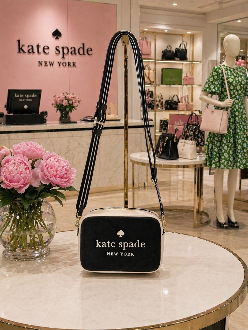 Kate Spade New York Oh Snap Mini Camera Bag Crossbody. 